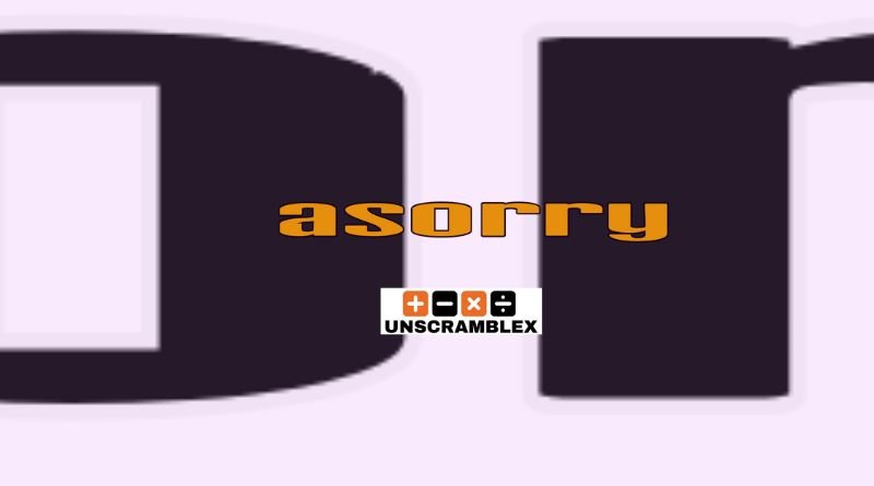 Asorry